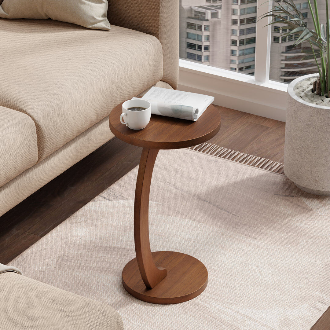 Blue Elephant End Table Brown 59.5cm H X 34cm W X 34cm D