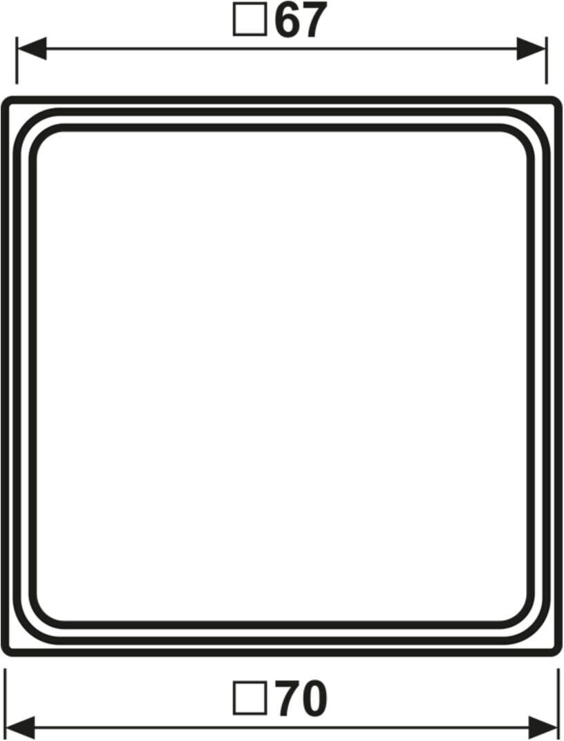 Jung Zwischenrahmen aws zur Montage LS 981 Z WW (LS981ZWW)