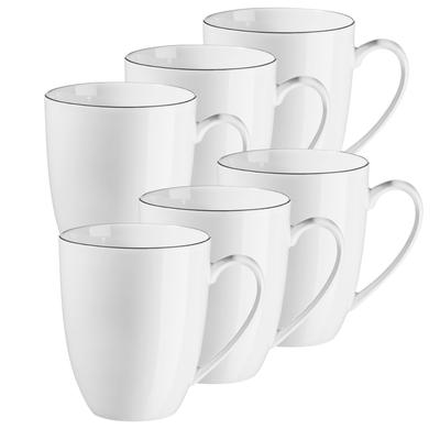 Becher MÄSER "Felise", weiß, H:7cm Ø:8,5cm, Porzellan, Trinkgefäße, Becher