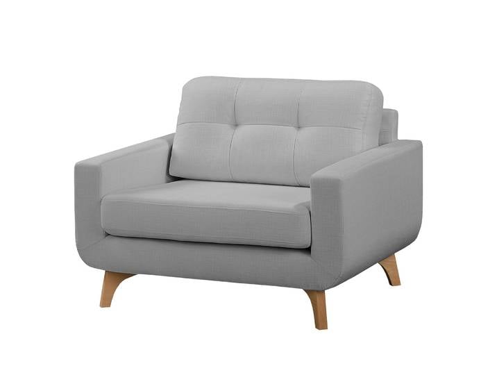 Fauteuil Postville Gris/Granit Tissu 118 x 88 x 90cm