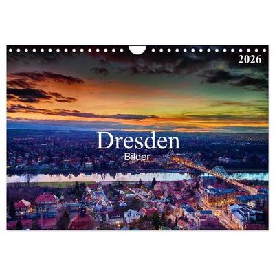 Dresden Bilder 2026 (Wandkalender 2026 DIN A4 quer), CALVENDO Monatskalender