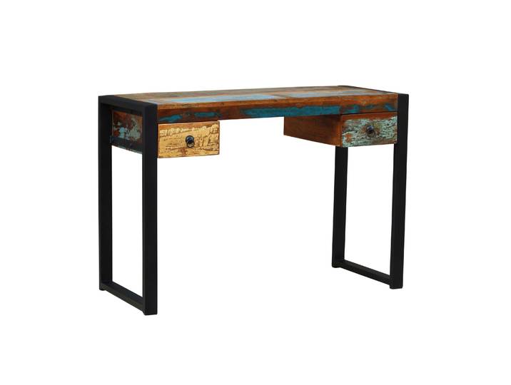 Schreibtisch Vintage PIPPIN mit Schubladen 110 x 50 x 77 cm
