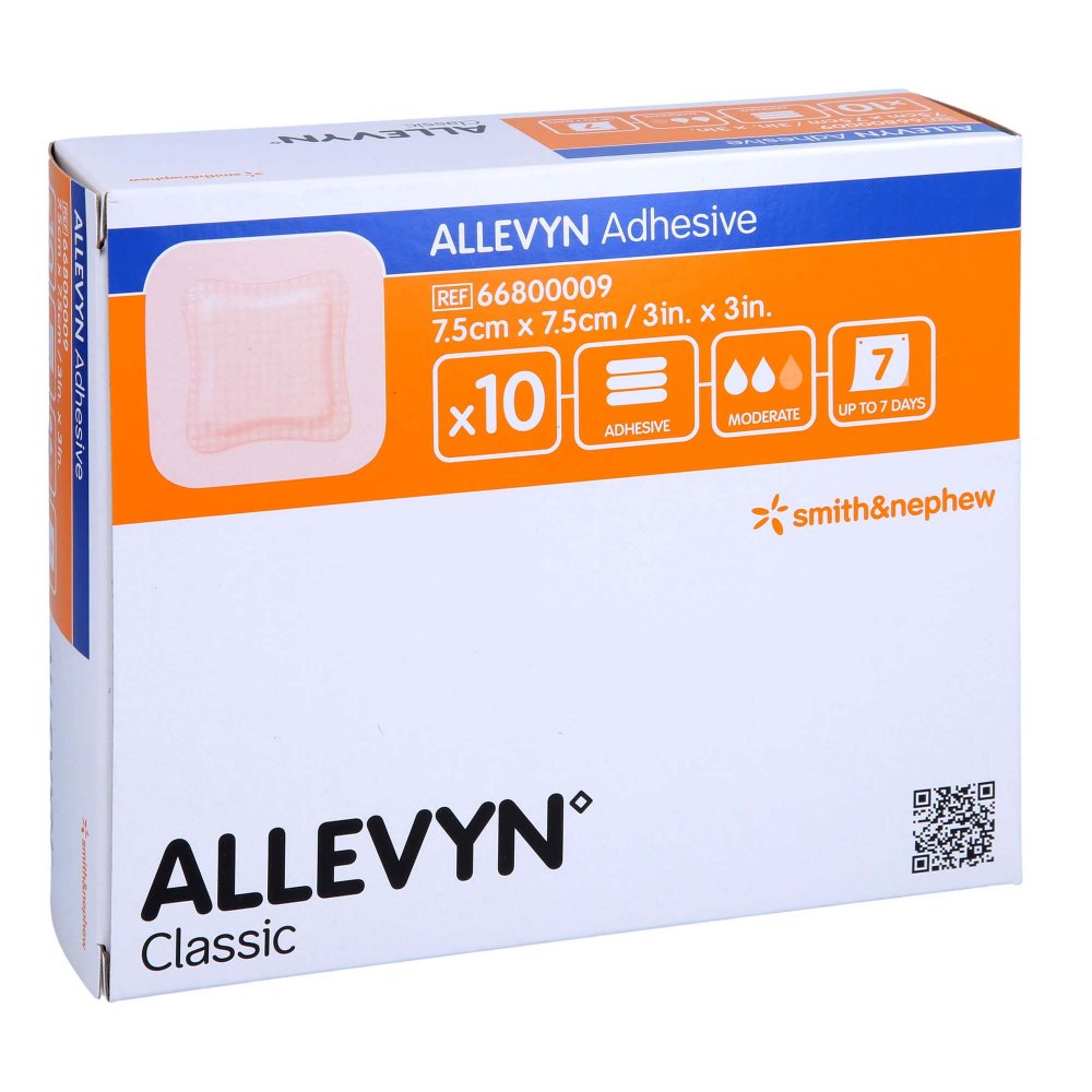 Smith & Nephew GmbH Allevyn Adhesive 7,5x7,5 cm haftende Wundauflage 16222122