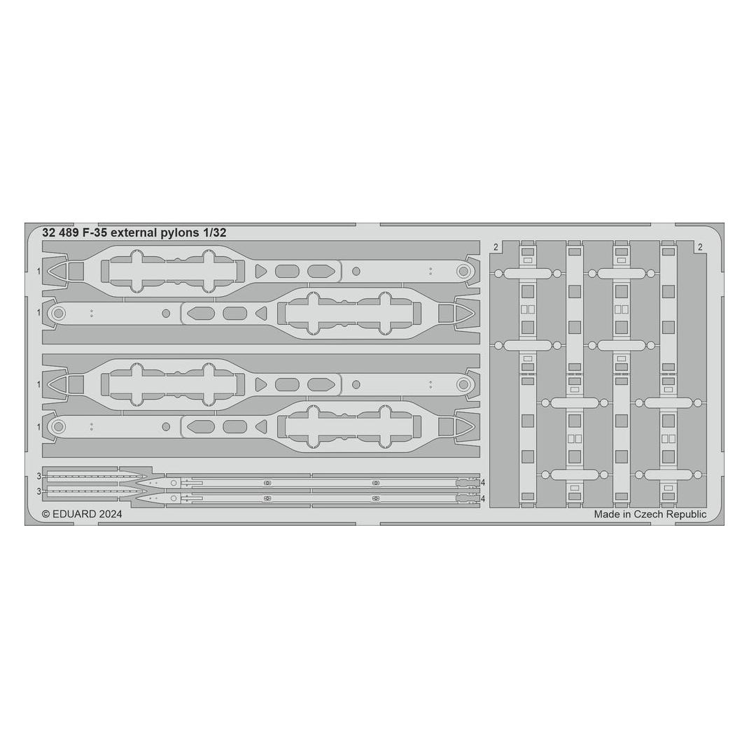 Eduard F-35 external pylons 1/32 (32489)