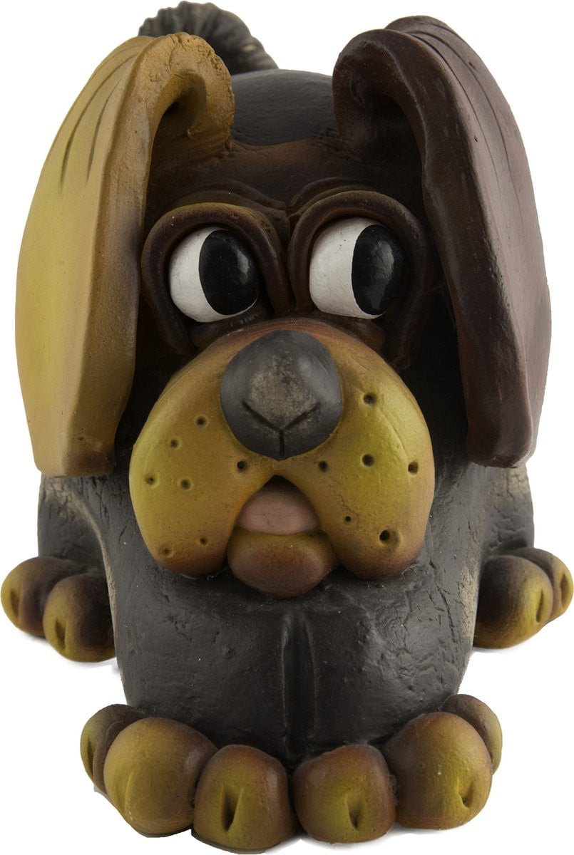 Comix Cartoon Whoofs hond decoratief beeld geel/bruin