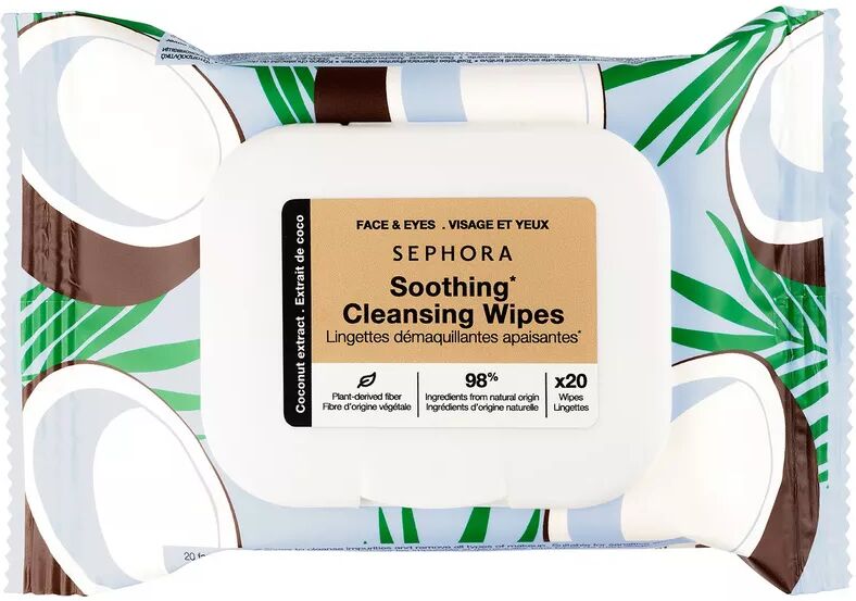 SEPHORA - Lingettes Demaquillantes - Frucht- & Pflanzenextrakte + Mizellen-Lotion, Lingettes Demaq-23 Aloe, 20Stück, COCO