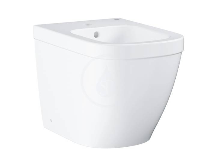 Euro Ceramic Bidet à poser, Blanc alpin (39340000)