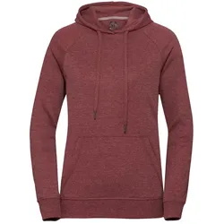 Russell Ladies' HD Hooded Sweat, maroon marl, S