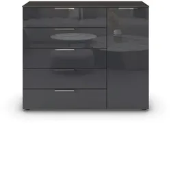 Kommode Flipp Glas Basalt