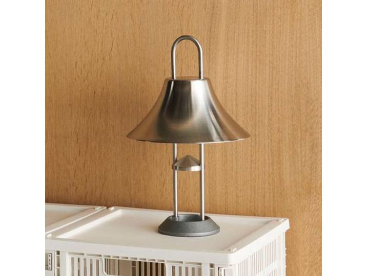 Mousqueton LED-Akkulampe, stahl, 31 cm, IP44 - HAY - Design - Metall - Einflammig