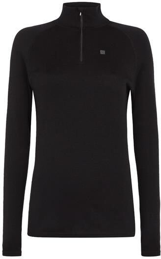 66°North Womens Basar Zip Neck, Black XL