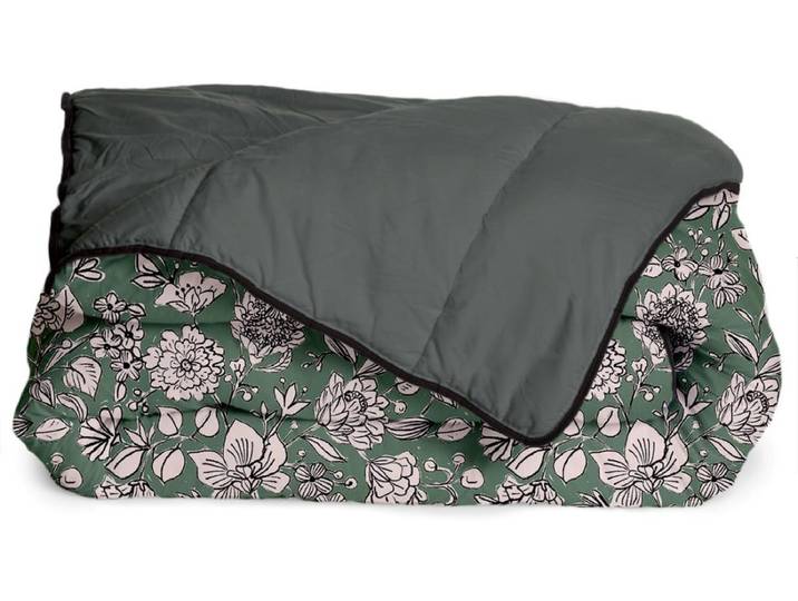 Bleu Calin Couette Imprimée Fursy - Chaude 350g/m2 - 140x200cm