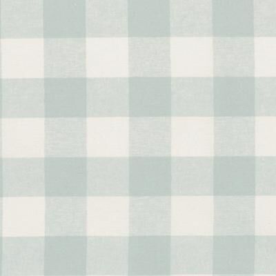 "Set of 2 Buffalo Check Drapery Panels - Spa, 52""W x 84""L - Ballard Designs"