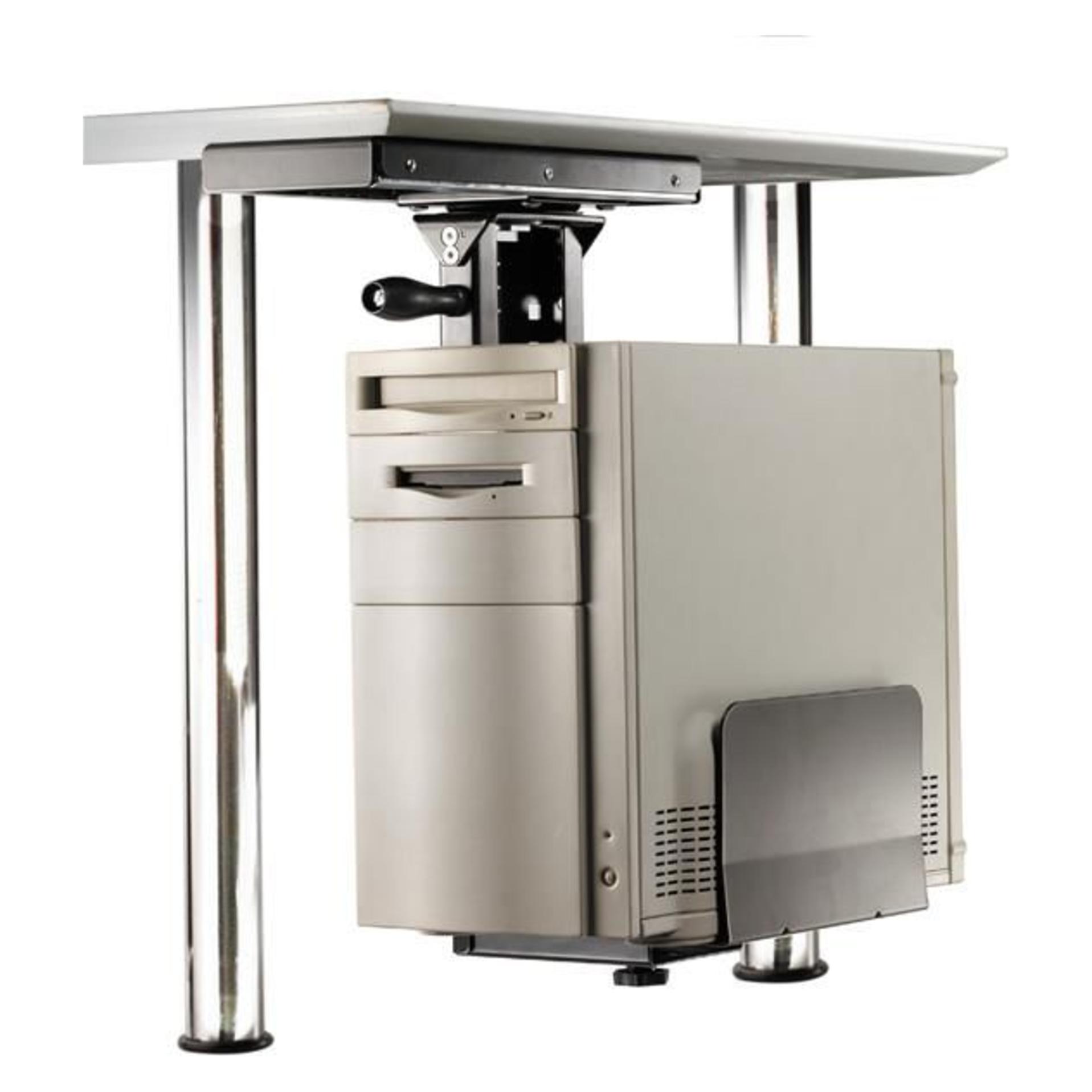 RS PRO PC Holder with rotation function, silver (1445955)