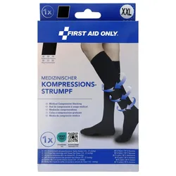 FIRST AID ONLY® Kompressionsstrümpfe, geschlossene Spitze schwarz Größe XXL 1 St.