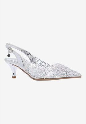 Women's FERRYANNE by J. Renee in Clear Silver (Size 7 M)
