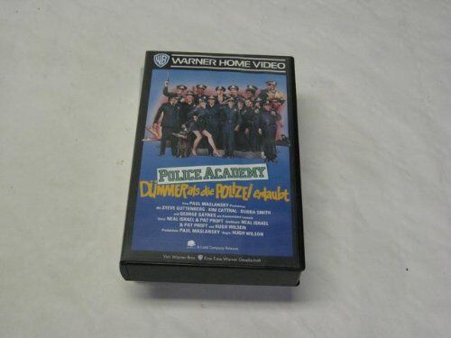 Steve Guttenberg - Police Academy - Dümmer als die Polizei erlaubt [VHS] - Preis vom 17.10.2026 19:25:27 h