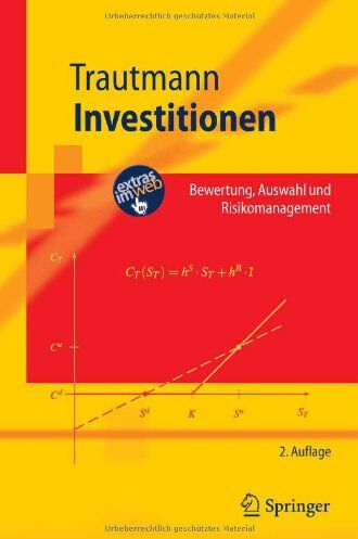 Siegfried Trautmann - Investitionen: Bewertung, Auswahl und Risikomanagement (Springer-Lehrbuch) - Preis vom 09.10.2026 07:28:09 h