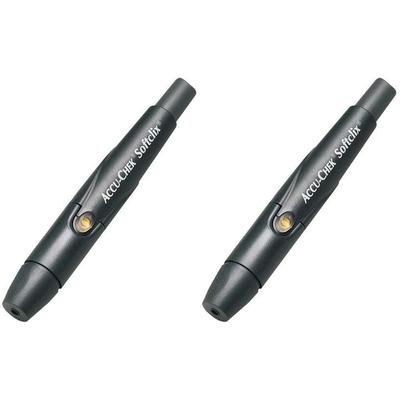 Accu-Chek Softclix schwarz 2x 2x1 St Stifte