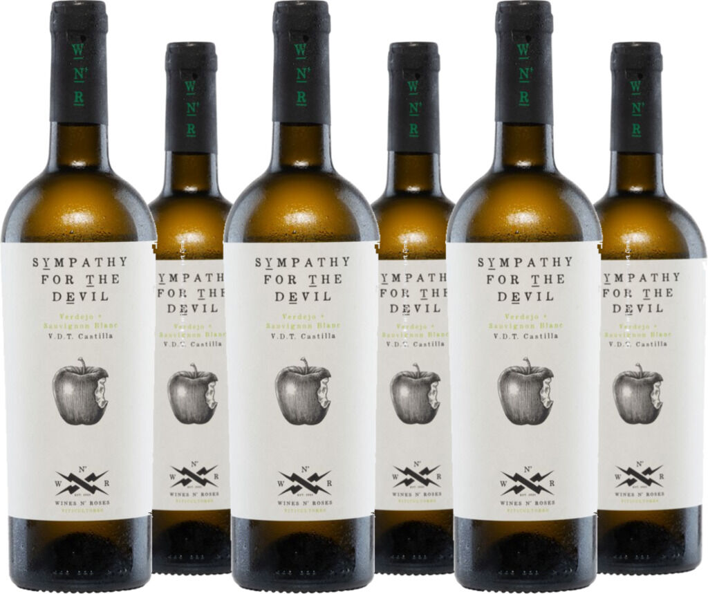 6er Vorteilspaket Sympathy For The Devil Blanco 2025 Wines N' Roses Viticultores