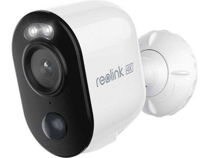 Reolink Argus Series B350 - Caméra extérieure Wi-Fi 4K avec batterie. Détection de personnes\, véhicules et animaux. Vision nocturne couleur.
