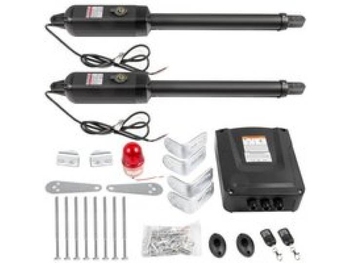 VEVOR Doppel-Schwenktoröffner, automatischer Toröffner, Fern-Komplettset, Doppel-Toröffner, schwere Lasten bis zu 399 kg, 5,5 m langes Tor, 80 W AC-betriebener Toröffner