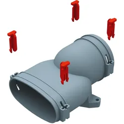 Helios Ventilatoren FlexPipe Übergang Gerade FRS-ÜG 51-75