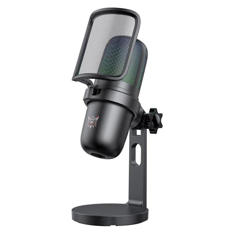 Onikuma M-730 RGB microphone (black) (M-730)