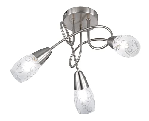 RL LIVE YOUR LIGHT plafondlamp Colmar, 3 spots, zilver, E14