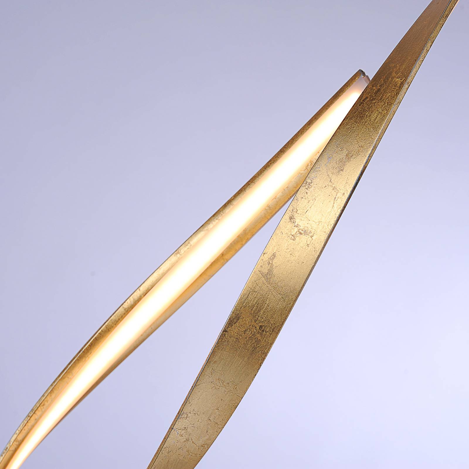 Paul Neuhaus LED Stehlampe Linda, dimmbar, messing / gold, für Wohn- / Esszimmer, Metall, LED Stehlampe