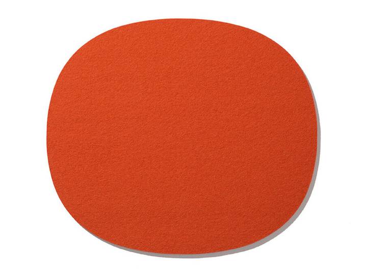 Sitzauflage Eames Side Chair Hey-Sign orange, Designer Bernadette Ehmanns, 35x0.5x31 cm