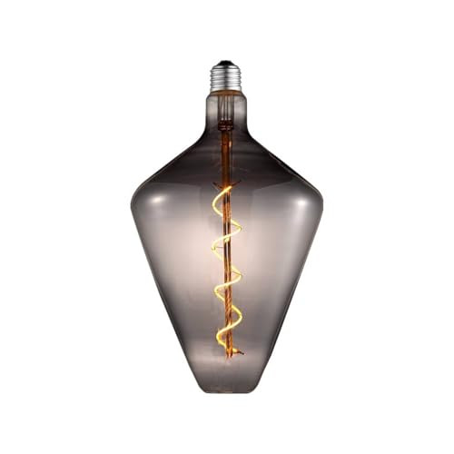 Lucande LED-filamentlamp E27 - Rookgrijs glas