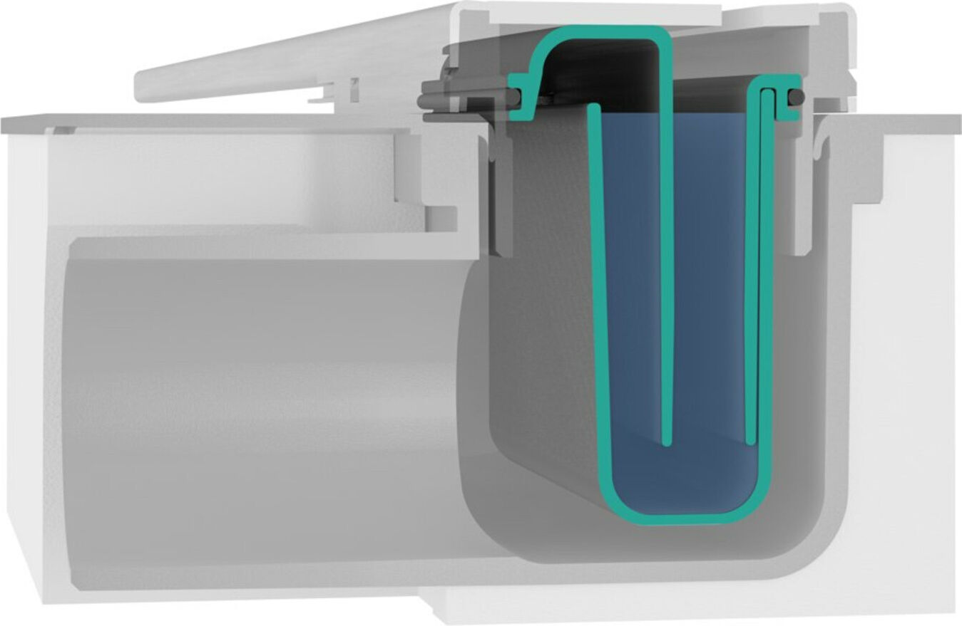 Hansgrohe uBox universal flat Siphon (94322000)