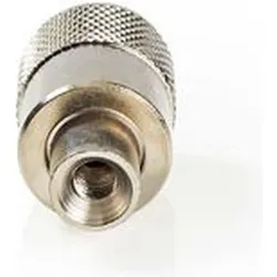 Nedis PL259 Stecker gerade Stecker Vernickelt 75 Ohm Lot Kabeleingangsdurchmesser: 6.0 mm Metall Sil (Stecker und Verbinder), Antennenkabel