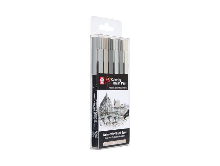 Sakura Koi Brush Pens Set 6 pieces