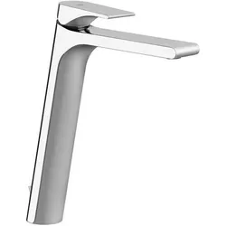 Gessi, Duscharmatur + Badewannenarmatur, Emporio Via Solferino Waschtisch-Einhebelmischer hohe Version, mit Ablaufgarnitur 11/4, Auslad