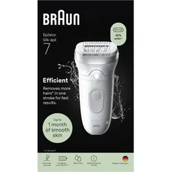 BRAUN Epilierer Silk-épil 7 SE7-000 - grau|silber