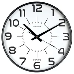 UNiLUX Wanduhr Maxi Pop Ø 37.5 cm schwarz