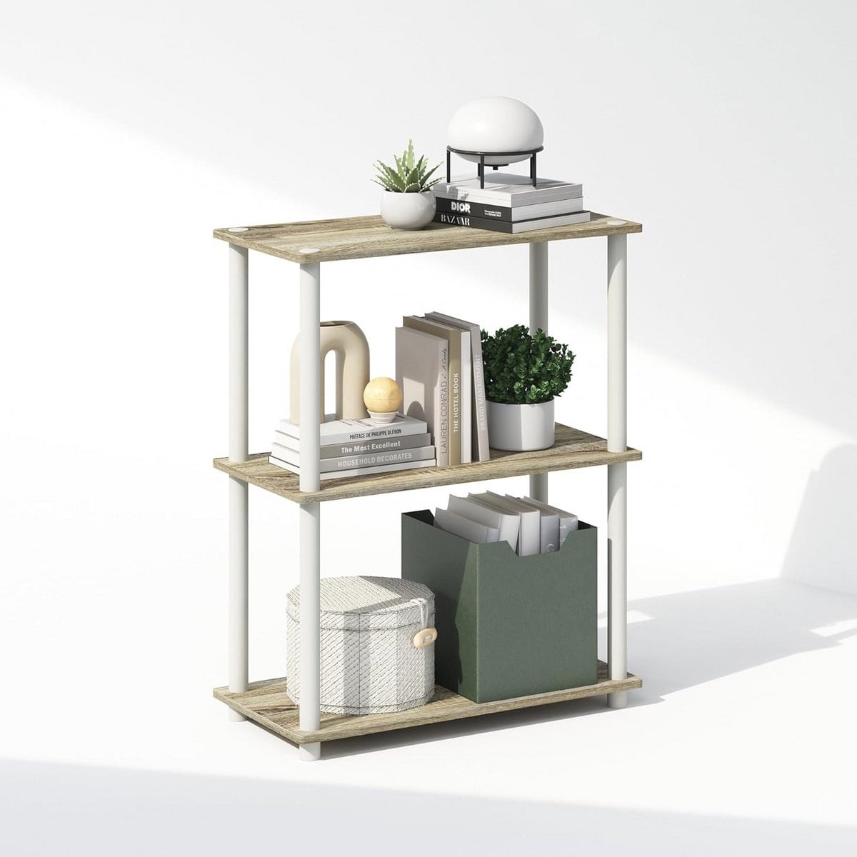 Multifunctioneel Compact Displayrek voor Boeken en Decoratie