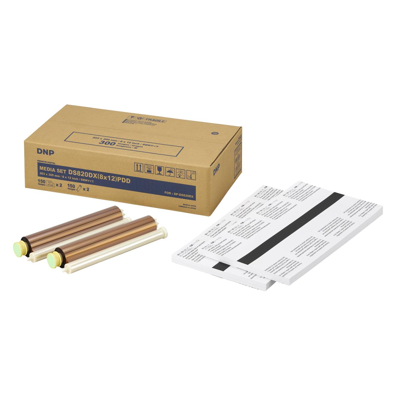 DNP Papier 150 Blatt 20x30 Doppelseitig für DS820DX (20x30 cm, 150 Stk.) (69991486)