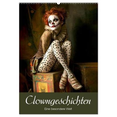 Clowngeschichten - Eine besondere Welt (Wandkalender 2027 DIN A2 hoch), CALVENDO Monatskalender