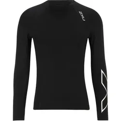 2XU Long Sleeve Ignition Compression Long Sleeve, Größe XL in Schwarz Schwarz