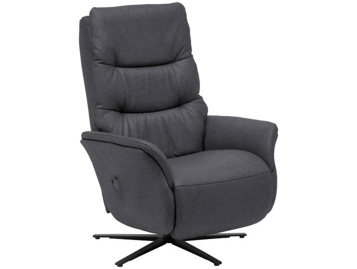 Himolla Massagesessel, Dunkelgrau, Metall, Echtleder, Nappaleder, 74x114x97 cm, Fußauswahl, Lederauswahl, Stoffauswahl, Relaxfunktion, Netzbetrieb, Massagefunktion, Wohnzimmer, Sessel, Massagesessel