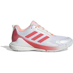 Adidas, Damen, Hallenschuhe, Novaflight 2 (39 1/3), Weiss