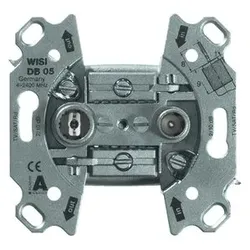 Peha D 1921 G o.A. - Antennen-Steckdose UP, Durchgangsdose WISI DB 05