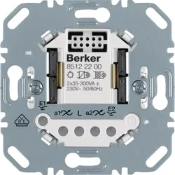 Berker 85122200 Universal-Schalteinsatz 2fach 2-Draht