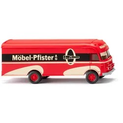 WIKING 050002 Mercedes-Benz Ackermann Möbelwagen Möbel Pfister 1:87 rot