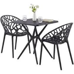Gartenmöbel-Set Lumera mit 2 Stühlen