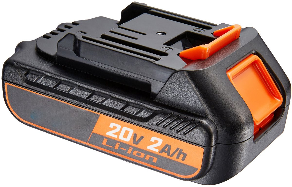 20V Lithium-Ion Accu 2,0Ah Zwart - Compatibel met Draadloze Boormachines en Gereedschap