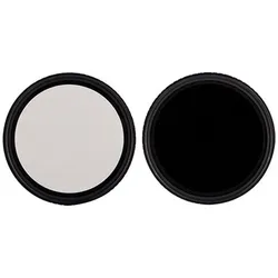 JJC 58mm ND2 ND2000 Variable Neutral Density Filter (58 mm, ND- / Graufilter), Objektivfilter, Grau